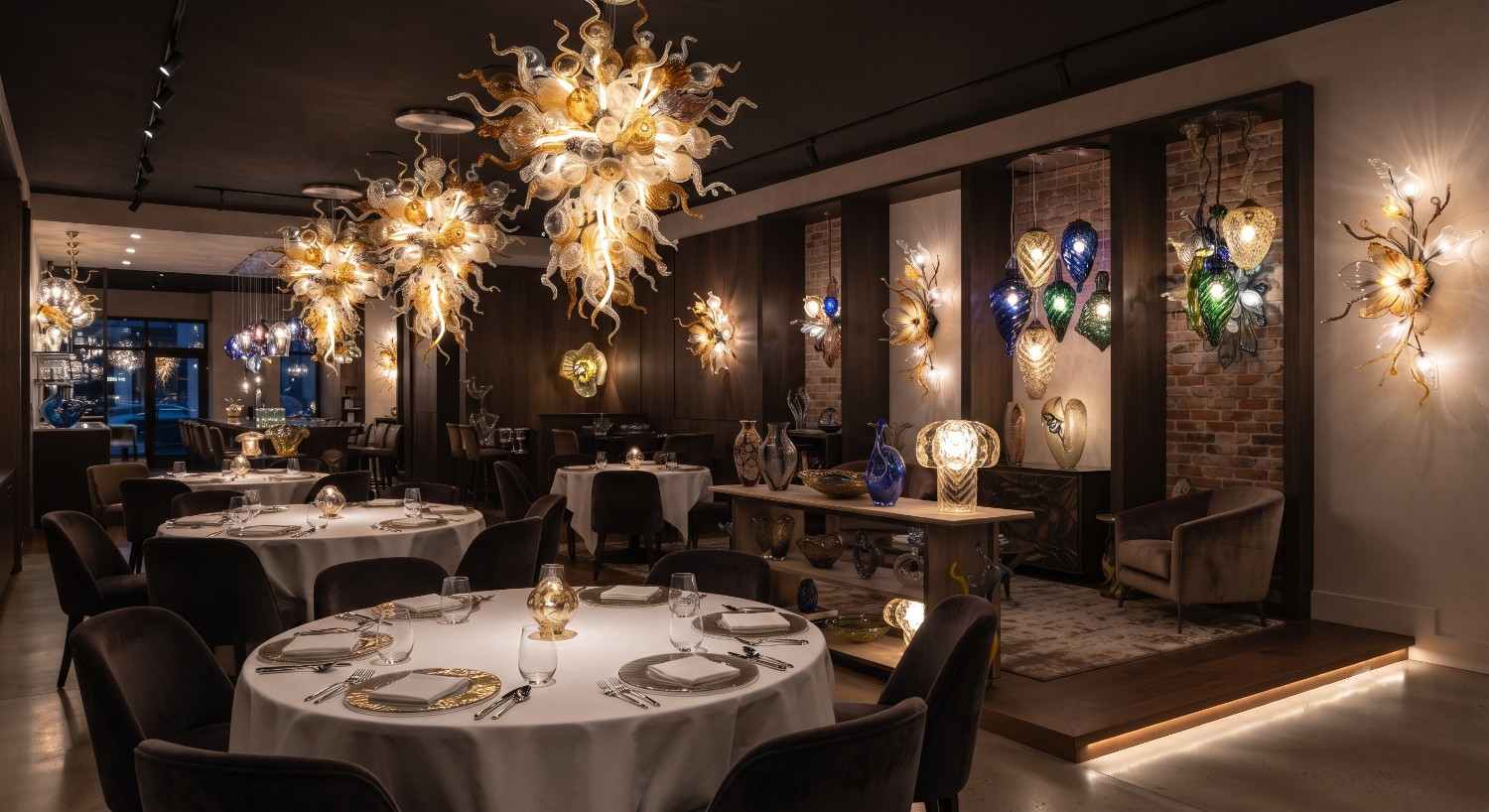 Interior lighting and glass